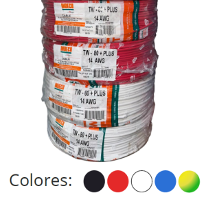Cable THW-90 #14 INDECO