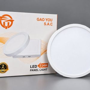 Panel LED Redondo Superficial / Empotrable Gao You 24W