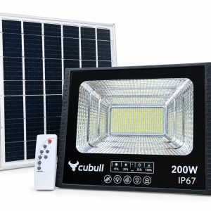 REFLECTORES CON PANEL SOLAR CUBULL
